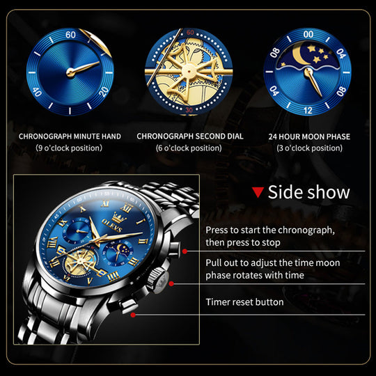 Swissplatinum Olev Chronograph Watch