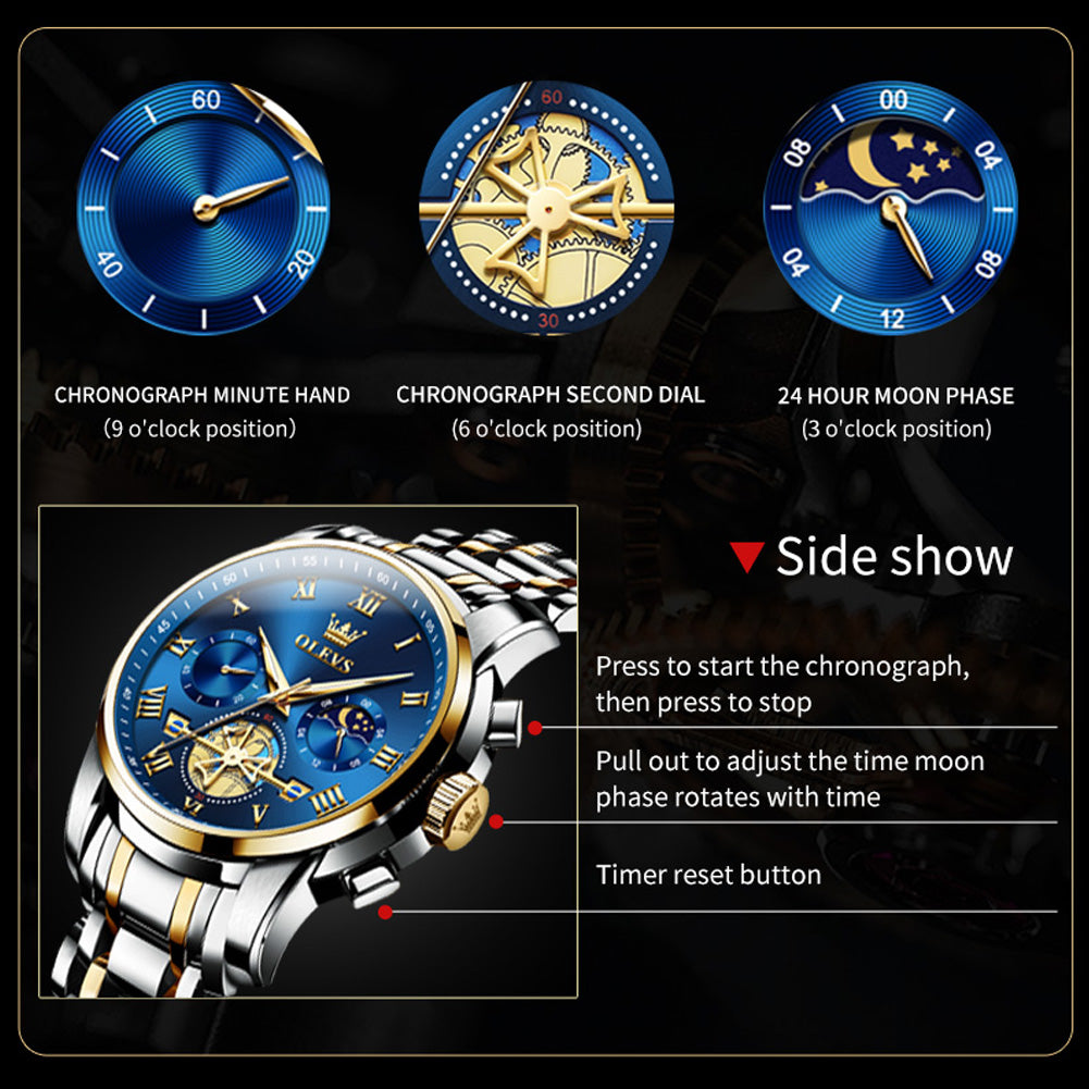 Swissplatinum Olev Chronograph Watch