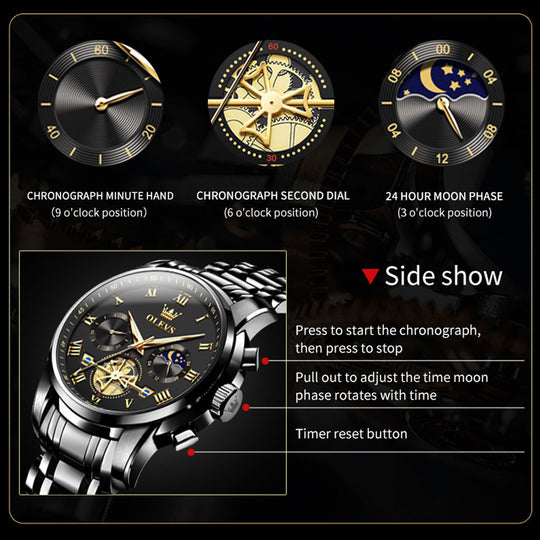 Swissplatinum Olev Chronograph Watch