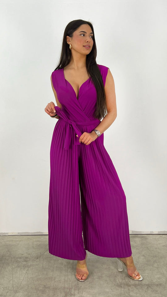 Julia | Plissee Jumpsuit